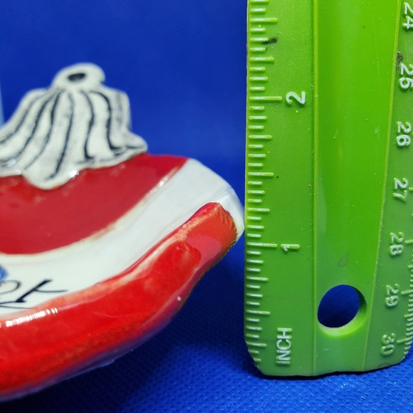 Christmas Snowman Ornament Shaped Dish/Soap Dish/Candy/Decor - Picture 8 of 11